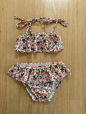 Tea Collection Floral Bikini Set 18-24M NWOT Ruffle Two Piece Swim